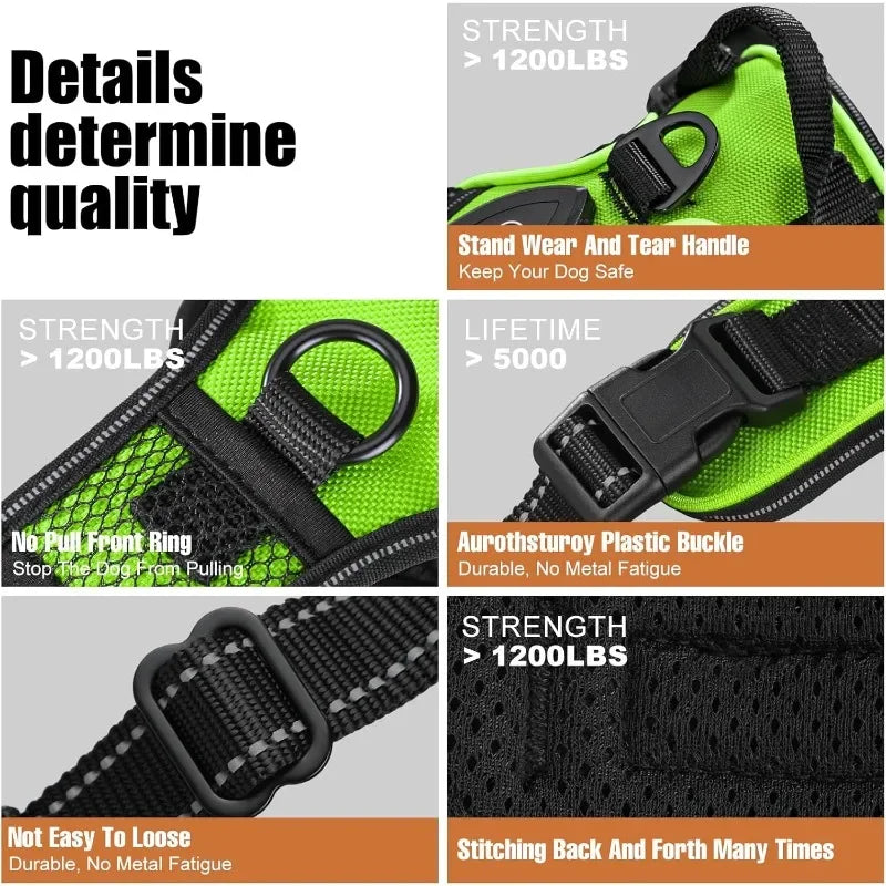 LED Glowing Luminous Dog Harnesses Essential for Dog Walking Safety
