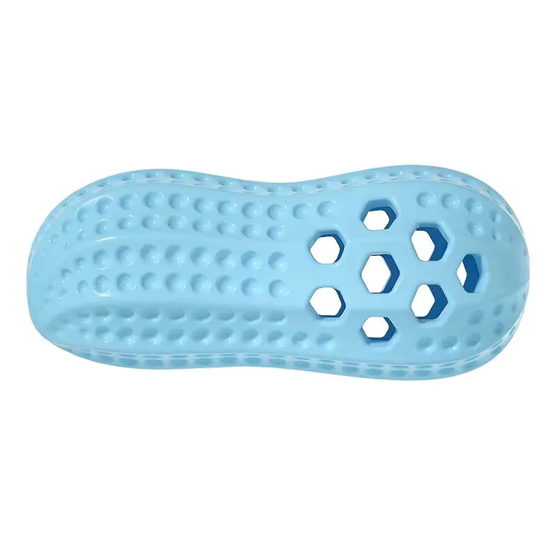 Molar Interactive Play Toy for Teeth Cleaning Pet Sound Peanut