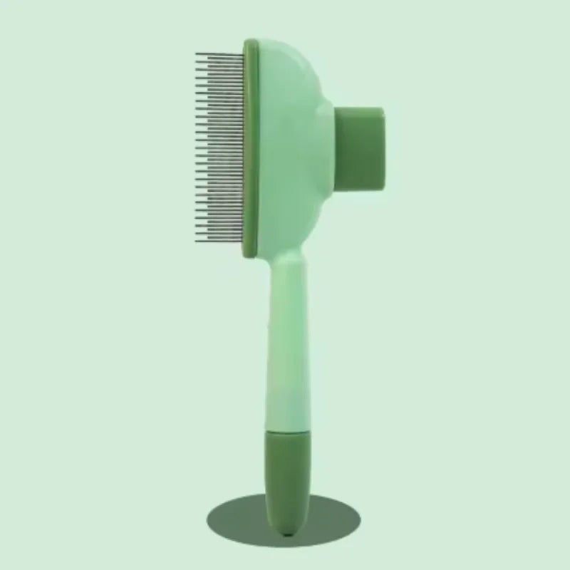 Self-Cleaning One-Button Dog Comb Pet Hair Remover