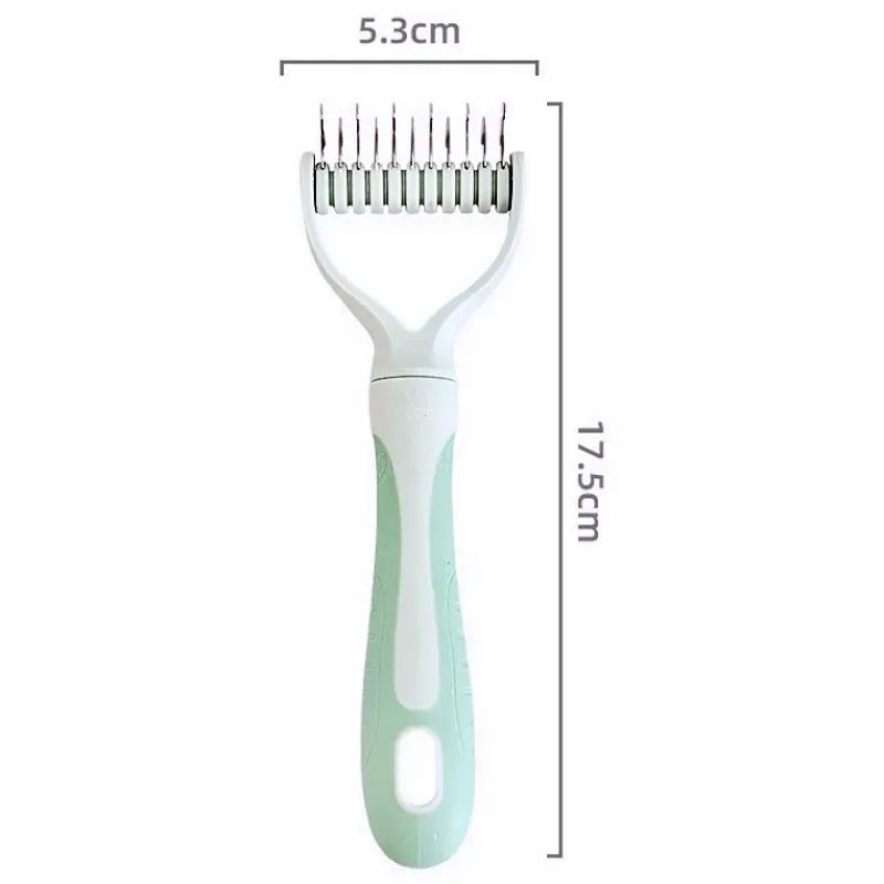 Dog Comb Knife Dogs Combs Double-sided Pet Hair Remover