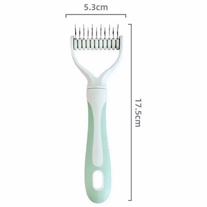 Dog Comb Knife Dogs Combs Double-sided Pet Hair Remover