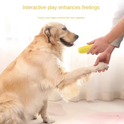 Sound Corn Dog Toys for Puppies Grinding Teeth Cleansing