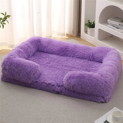 Luxury Winter Warm Large Dog Sofa Bed Dog Kneel Cat Mats House Cushion