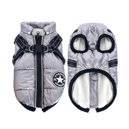 Winter Dog Clothes for Small Dogs Warm Fleece Large Dog Jacket