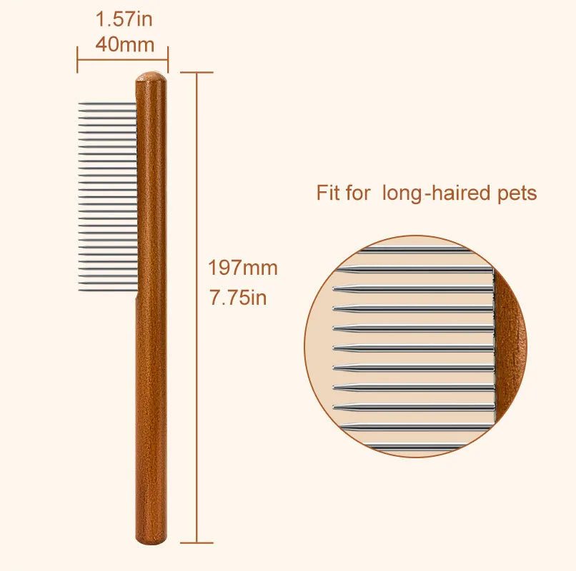 Pet Flea Comb Cat Dog Comb for Fleas Ticks Removal