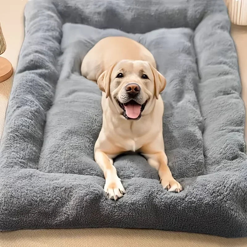 Oversized Plush Dog & Cat Bed, Sofa Crate Pad,