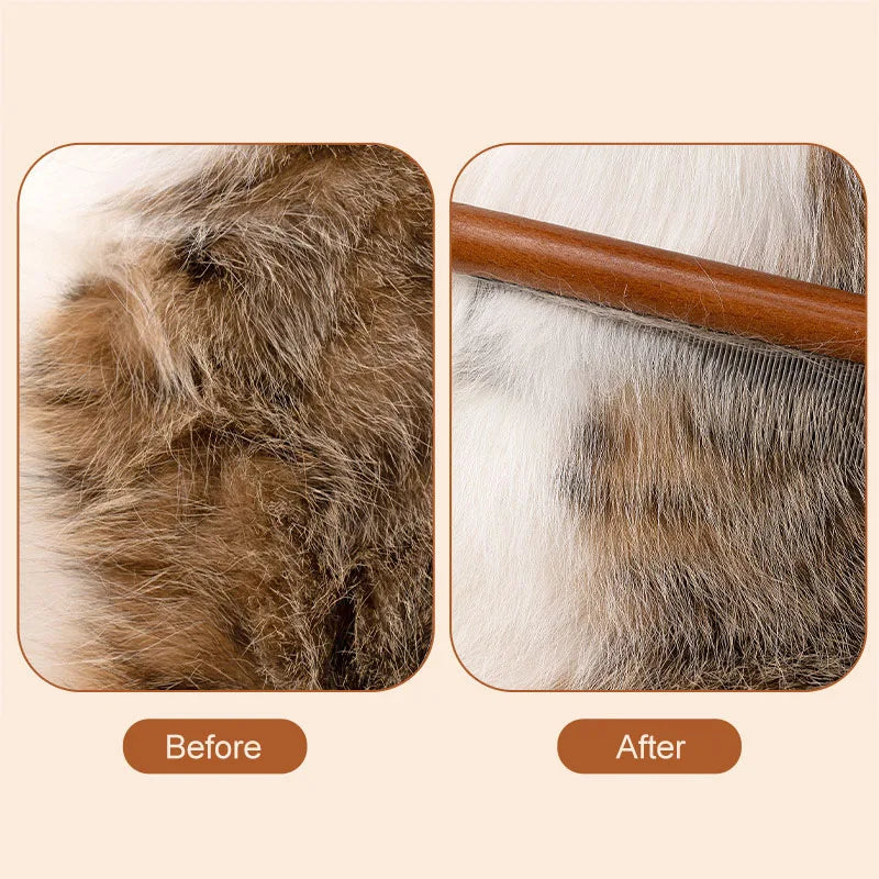 Pet Flea Comb Cat Dog Comb for Fleas Ticks Removal