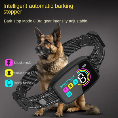 Intelligent Dog Collar Anti Barking Automatic Stop Device Dog Training