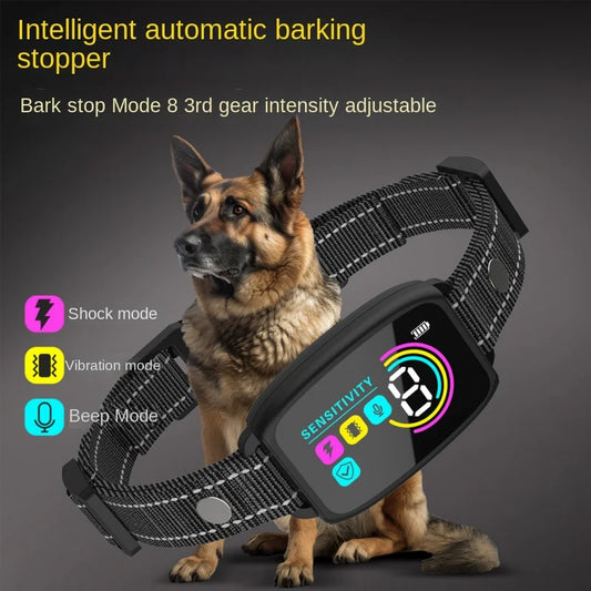 Intelligent Dog Collar Anti Barking Automatic Stop Device Dog Training