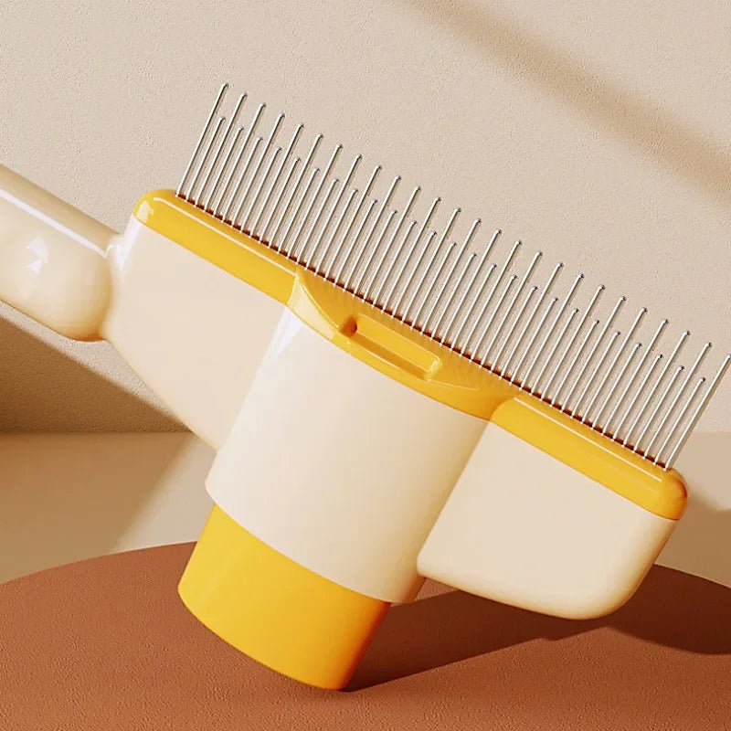 Dog Comb Pet Hair Remover One Button Dogs Brush