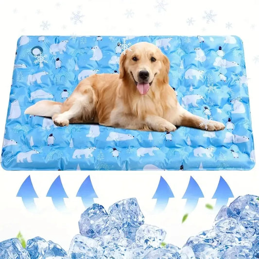 Cute Floor Mat Cool Pet Cooling Mat Self Added Water Dog