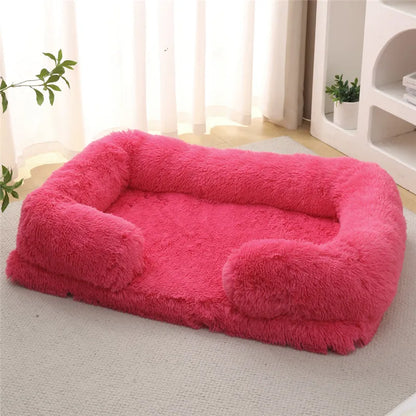Luxury Winter Warm Large Dog Sofa Bed Dog Kneel Cat Mats House Cushion