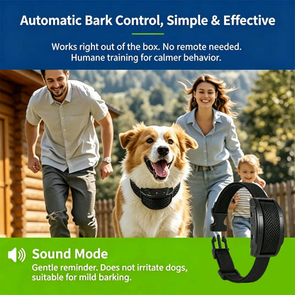Automatic Anti-barking Click Training Waterproof Shock Collar