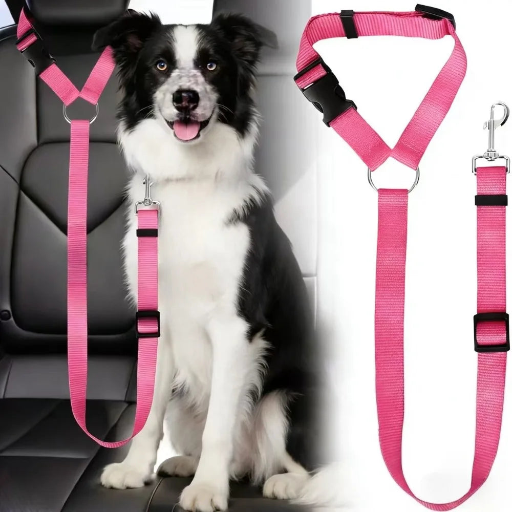 Pet Car Seat Belt, Nylon Leash, Rear Seat Belt