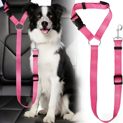 Pet Car Seat Belt, Nylon Leash, Rear Seat Belt