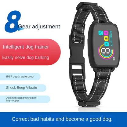 Intelligent Dog Collar Anti Barking Automatic Stop Device Dog Training