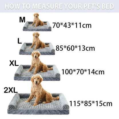 Dog Bed Memory Foam Mat Dog Accessories Waterproof