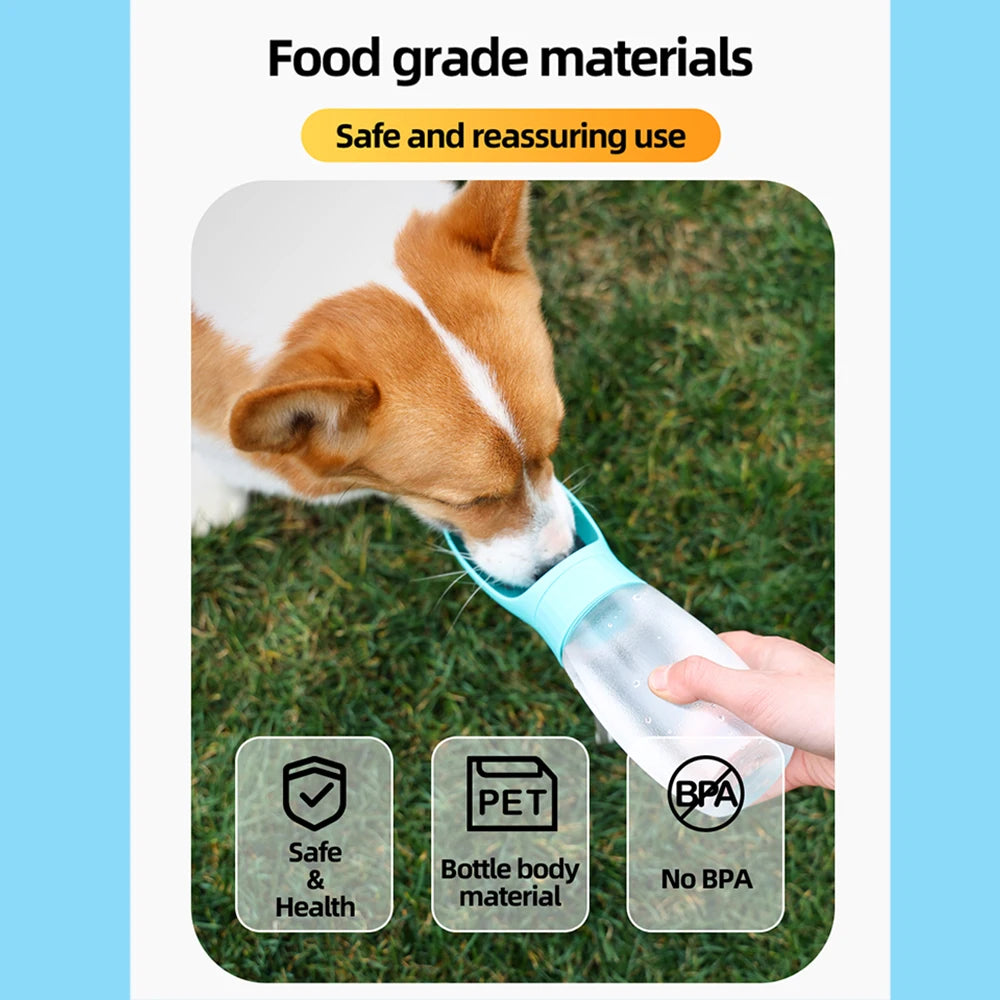 Portable Pet Drinking Bottle For Small Medium Dogs