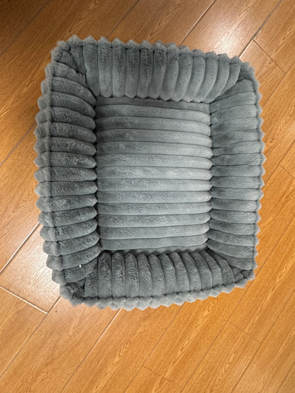 Rectangle Plush Dog Bed Winter Warm Mat Small Medium Big Pet Cat Dog