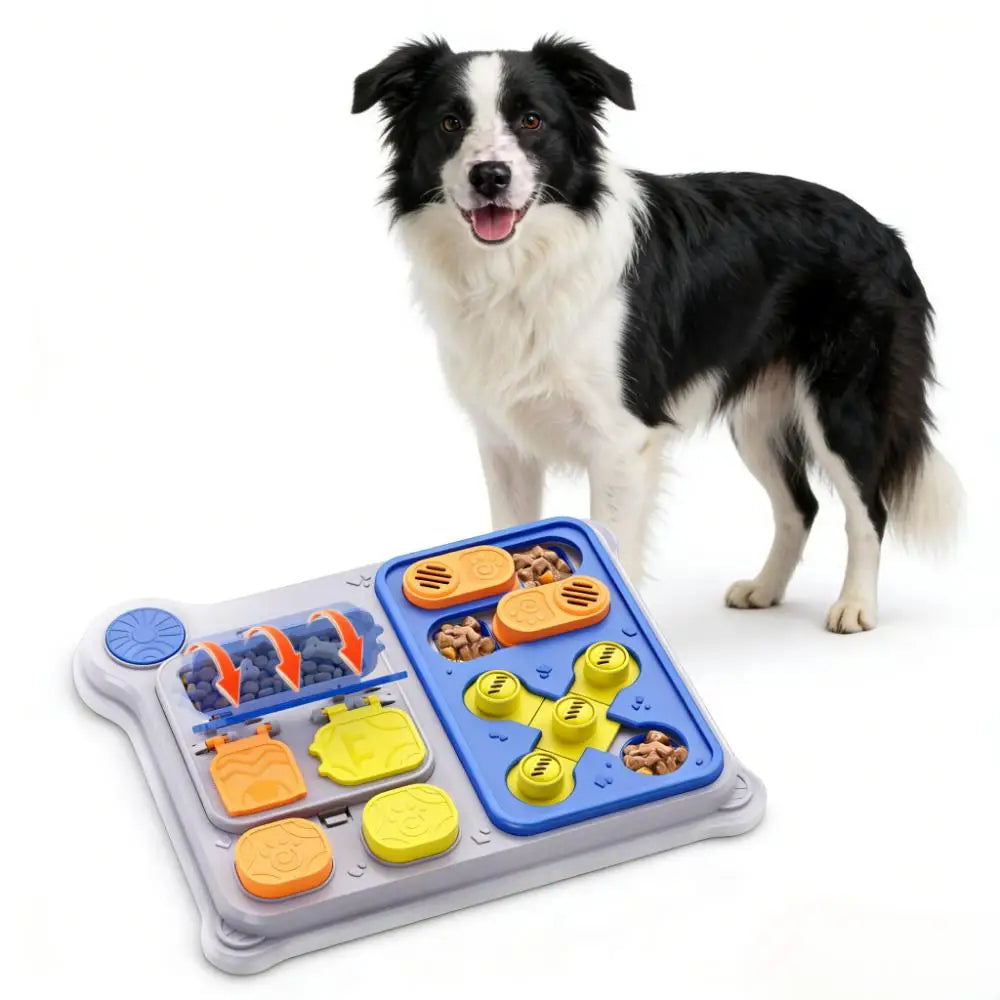 Dog Puzzle Toy & Pet Feeder  Treat Dispensing Toy