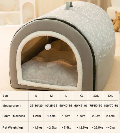 Hot Winter Warm Dog Removable Pet Dog Bed Cozy Pet Nest