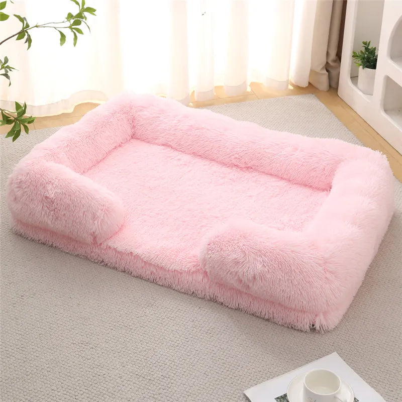 Luxury Winter Warm Large Dog Sofa Bed Dog Kneel Cat Mats House Cushion