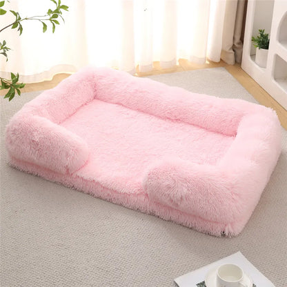 Luxury Winter Warm Large Dog Sofa Bed Dog Kneel Cat Mats House Cushion