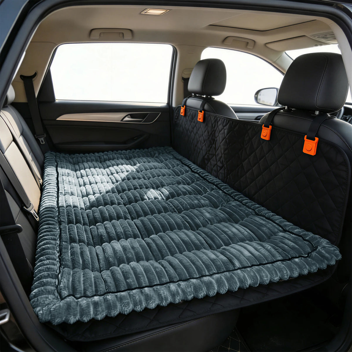 Backseat Dog Bed Mat for Car Dog Car Seat Cover for Back Seat