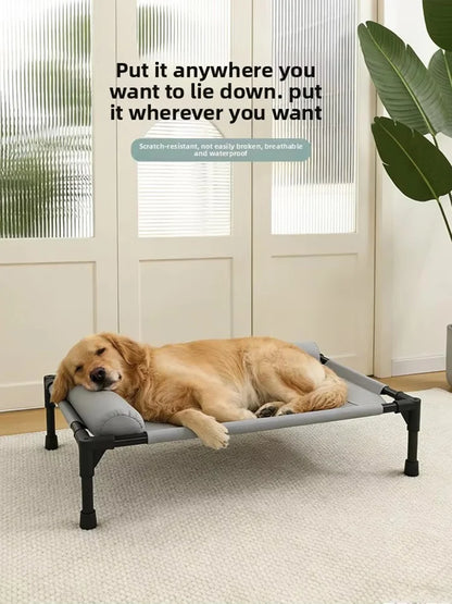 Elevated Cooling Mesh Dog Cot Breathable Moisture Resistant Bed