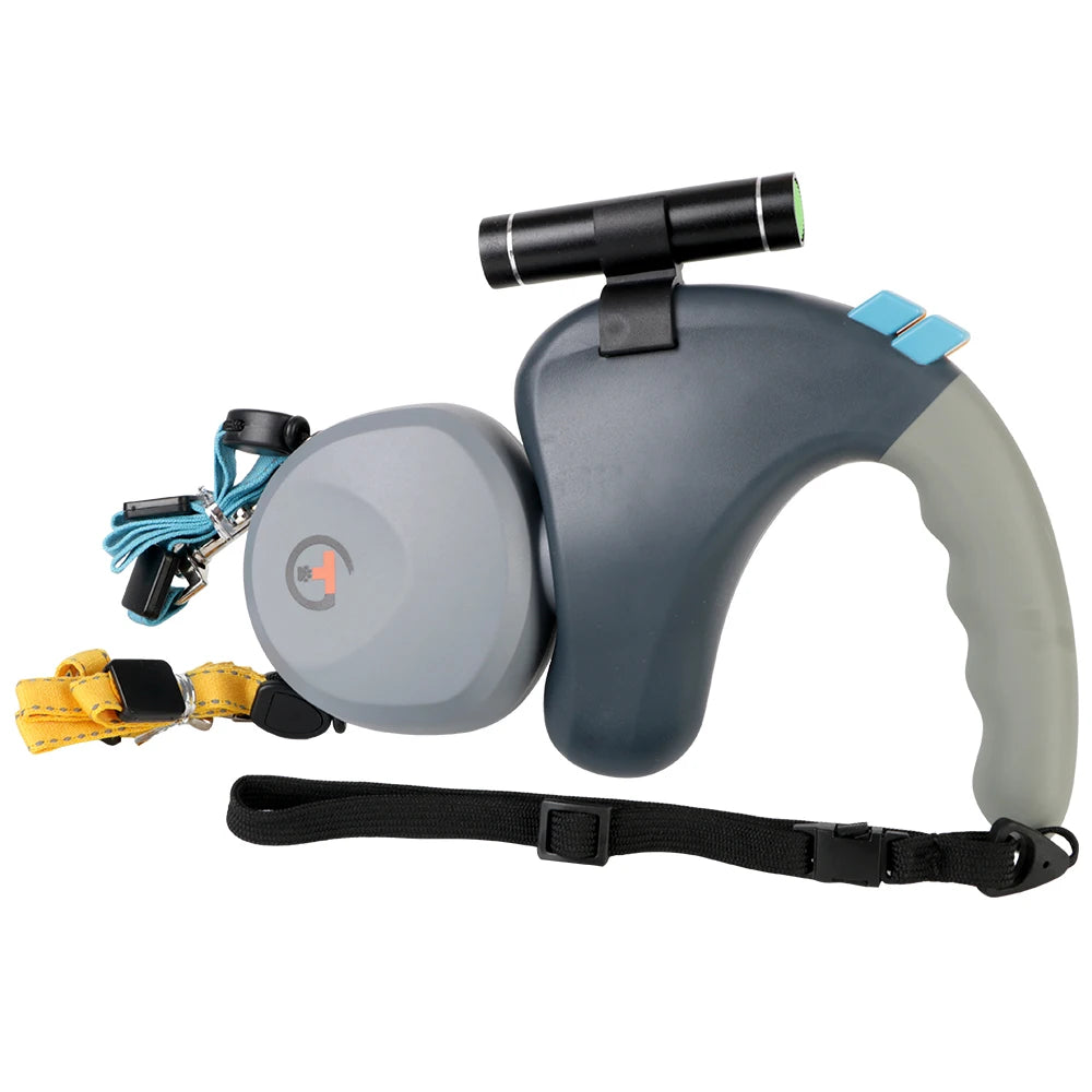 Retractable Double Pet Supplies Rotation Pet Rope