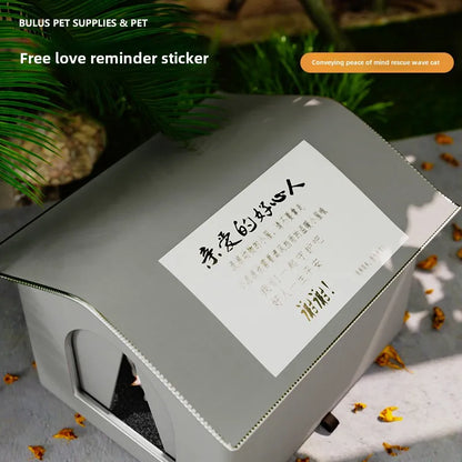 Stray Cat dog House Waterproof Outdoor Winter Warm Pet Cave Sleeping Beds
