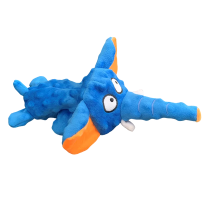 Small Plush Raw Dog Toys Squeak Elephant Shell Durable Toy