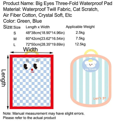 Washable Cartoon Pet Cooling Mat anti-scratch Ice Gel Dog Cat Sleeping Pad