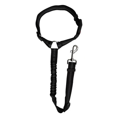 Dog Car Seat Belt Headrest Adjustable Elastic Bungee