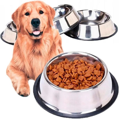 Stainless Steel Pet Dog Cat Bowl Durable Pet Feeding Bowl