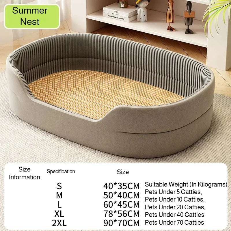 Dog kennel universal for all seasons summer pet kennel large dog bed sofa