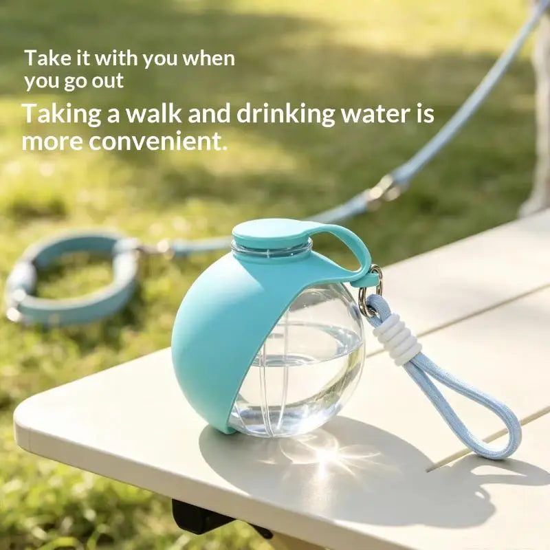 Leakproof Portable Pet Water Bottle Detachable Shoulder Strap For Dogs