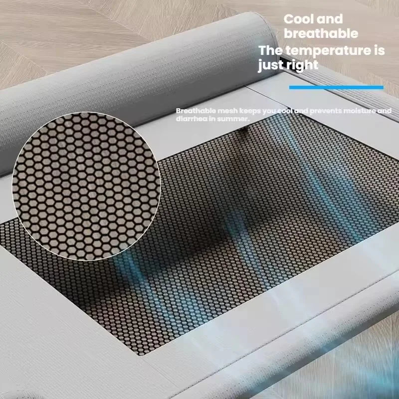 Elevated Cooling Mesh Dog Cot Breathable Moisture Resistant Bed