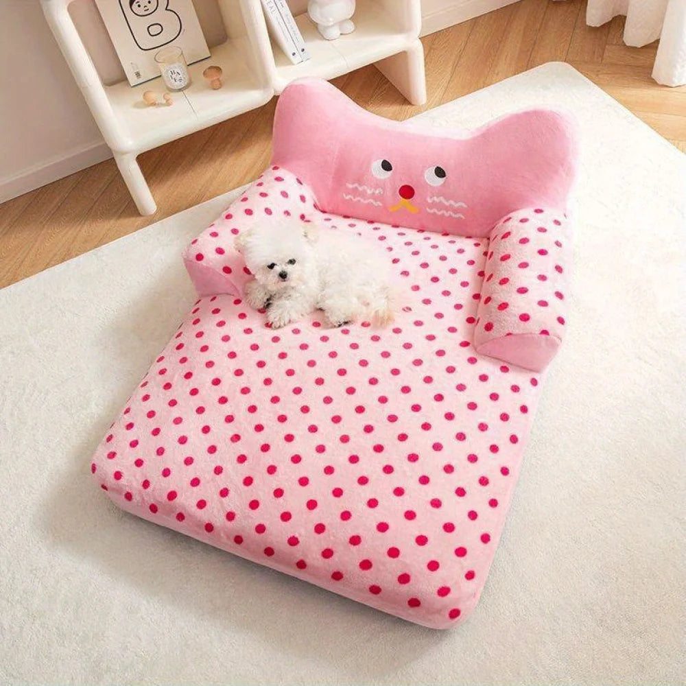 Autumn Winter Warm Dog Bed Anti-Slip Large Space Removable