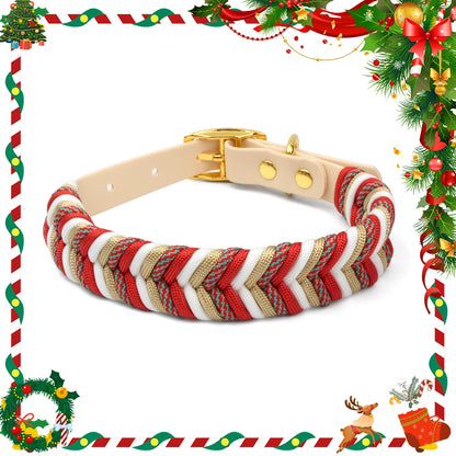Durable Nylon Pet Dog Collar For Christmas Gifts