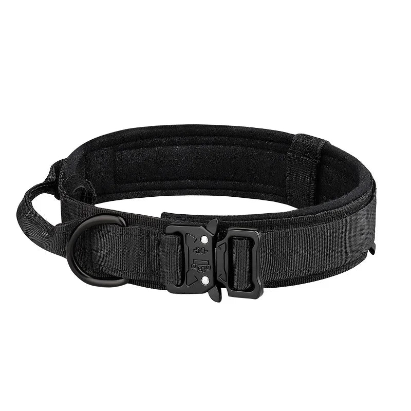 Outdoor Tactical Dog Collar Metal Buckle Collar for Dog Pet