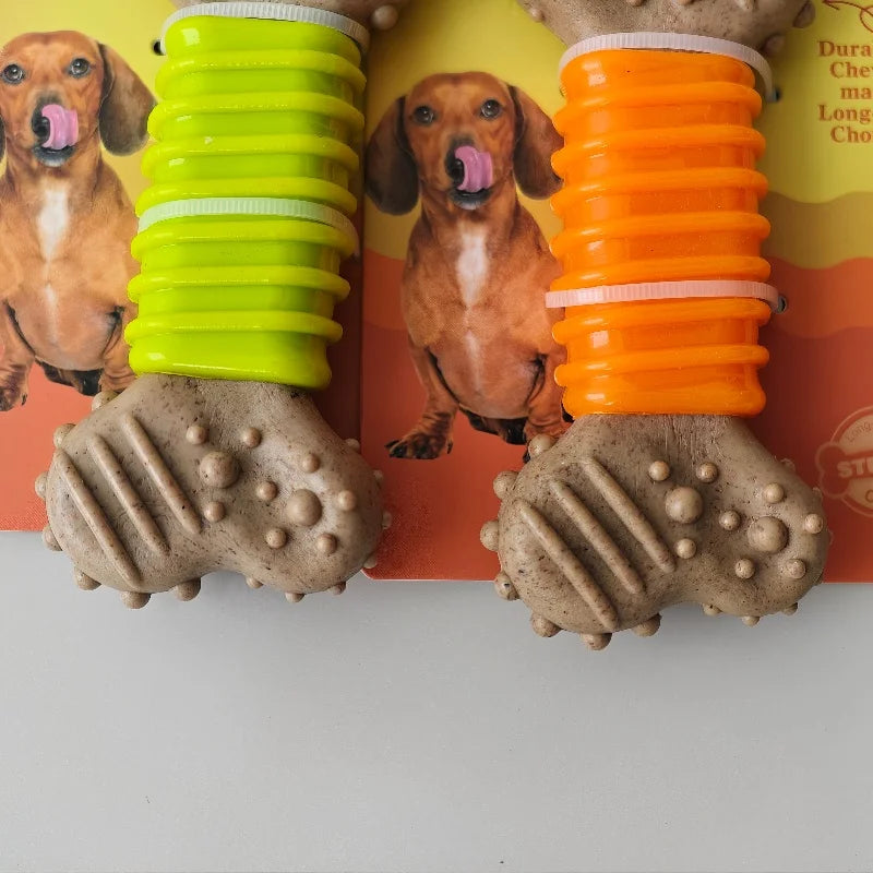Dog Chew Toy Durable Bite-resistant Toy Bone-shaped Universal