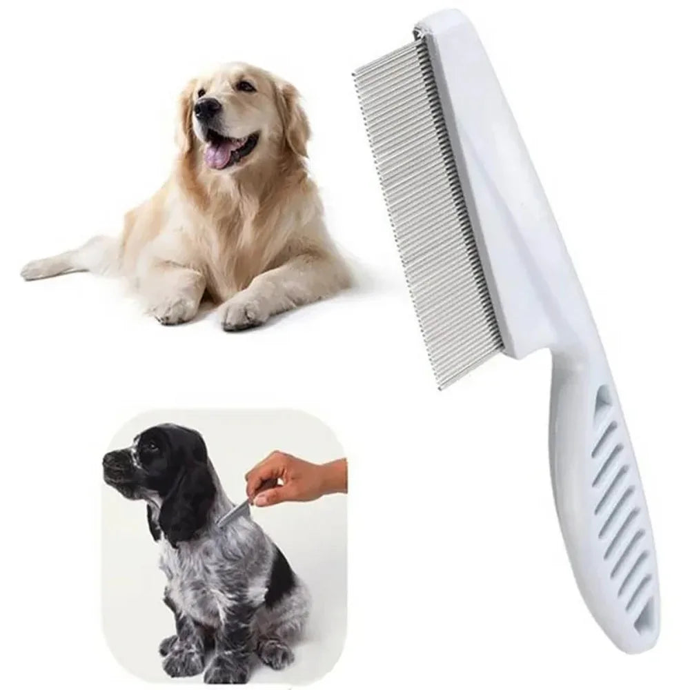 Pet Hair Shedding Comb Stainless Steel Flea Comb