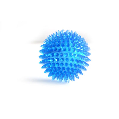 Pet Squeaky Thorn Ball Toy TPR Polka Dot Sounding