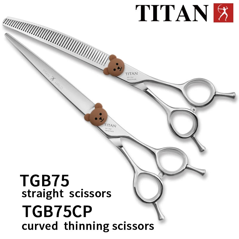 Professional Pet Grooming Shears Fishbone Teeth