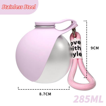 Dog Portable Dog Drinker 2-in-1 Silicon Lightweight Pet Supplies