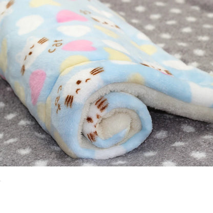 Flannel Pet Mat Dog Bed Cat Bed Thicken Sleeping Mat Dog Blanket