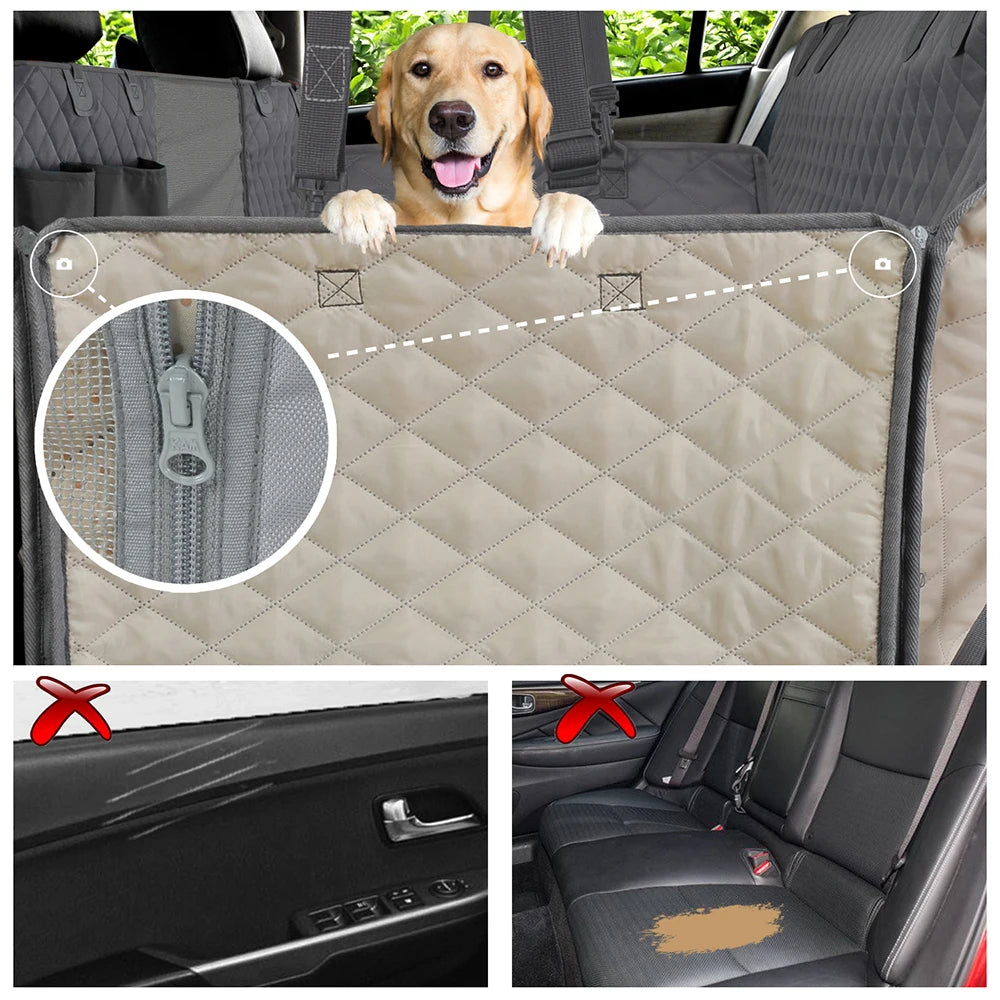 Dog Carriers Waterproof Rear Back Pet Dog Car Seat Cover