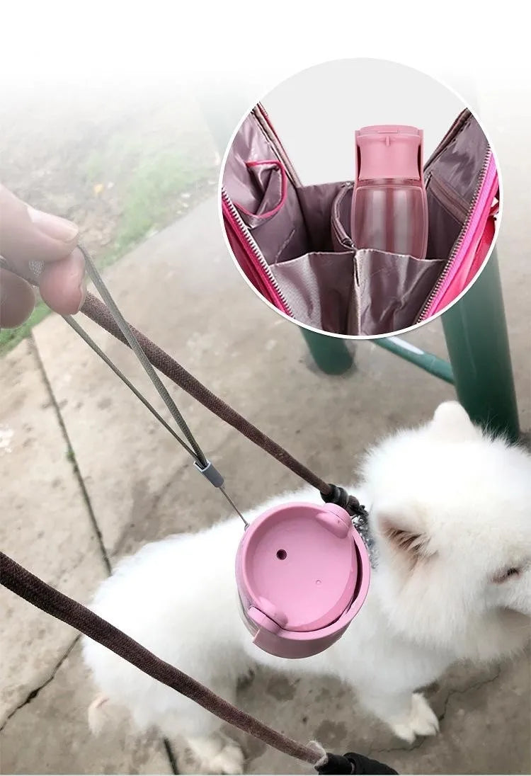 Dog Water Bottle For Outdoor Walks Folding Dog Water Dispenser