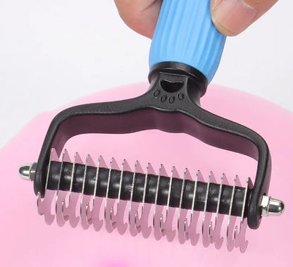 Dog Comb Knife Dogs Combs Double-sided Pet Hair Remover